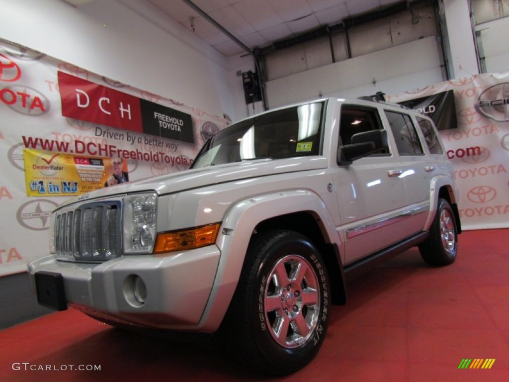 2006 Commander Limited 4x4 - Bright Silver Metallic / Dark Slate Gray/Light Graystone photo #1