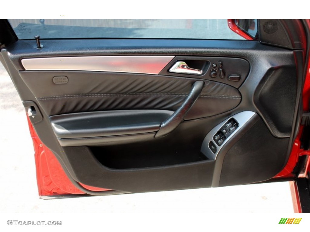 2005 Mercedes-Benz C 55 AMG Sedan Black Door Panel Photo #67543219
