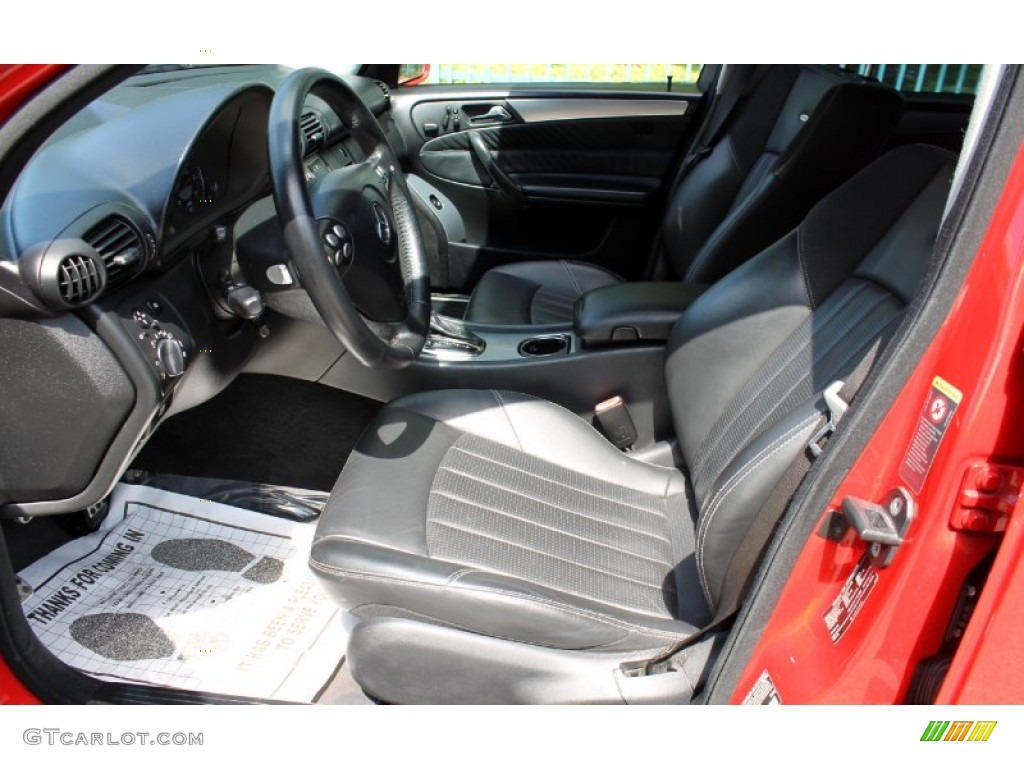 Black Interior 2005 Mercedes-Benz C 55 AMG Sedan Photo #67543312