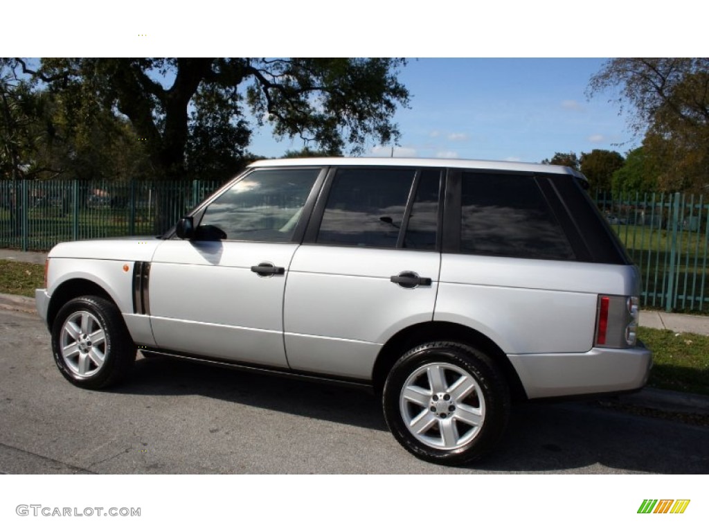 2004 Range Rover HSE - Zambezi Silver Metallic / Sand/Jet Black photo #9