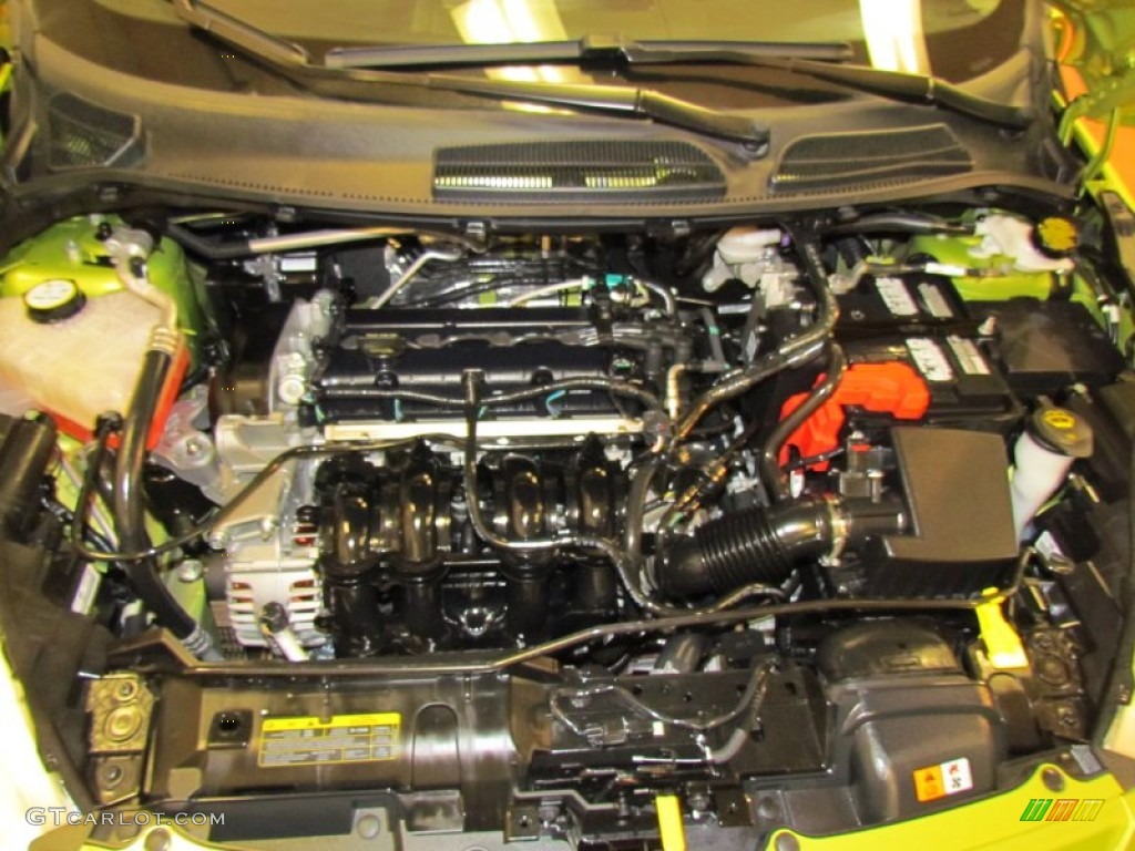 2012 Ford Fiesta SE Hatchback 1.6 Liter DOHC 16-Valve Ti-VCT Duratec 4 Cylinder Engine Photo #67544040
