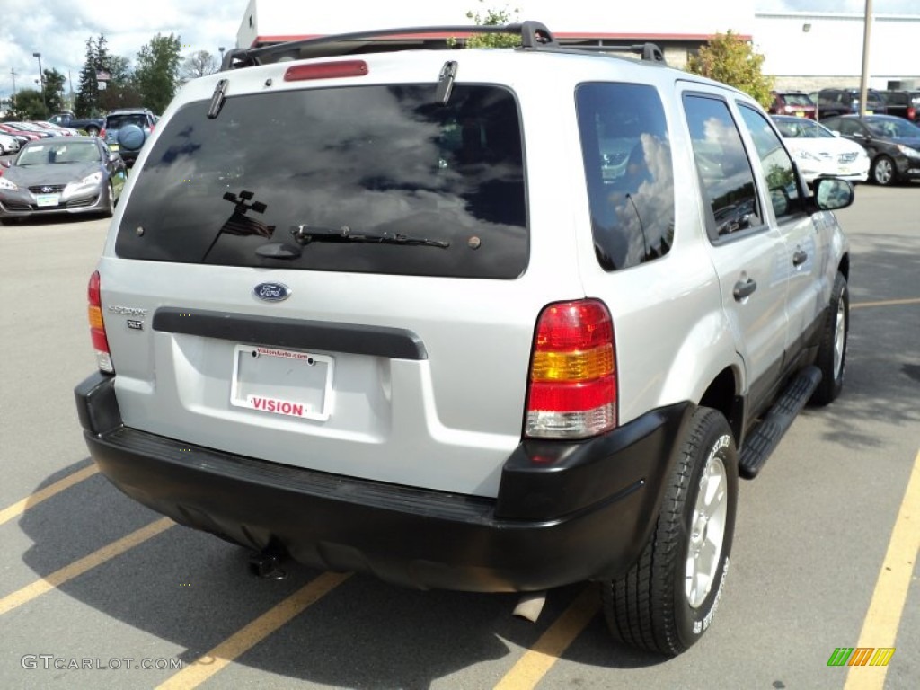 2003 Escape XLT V6 4WD - Satin Silver Metallic / Medium Dark Flint photo #2