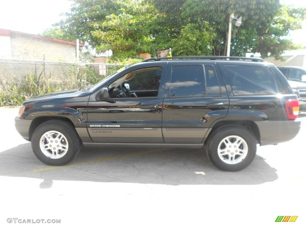 2002 Grand Cherokee Laredo - Black / Dark Slate Gray photo #4