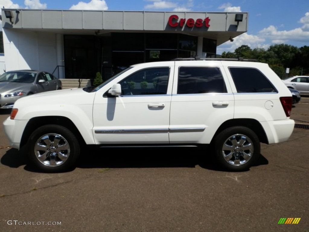 2008 Grand Cherokee Limited 4x4 - Stone White / Dark Slate Gray/Light Graystone photo #1