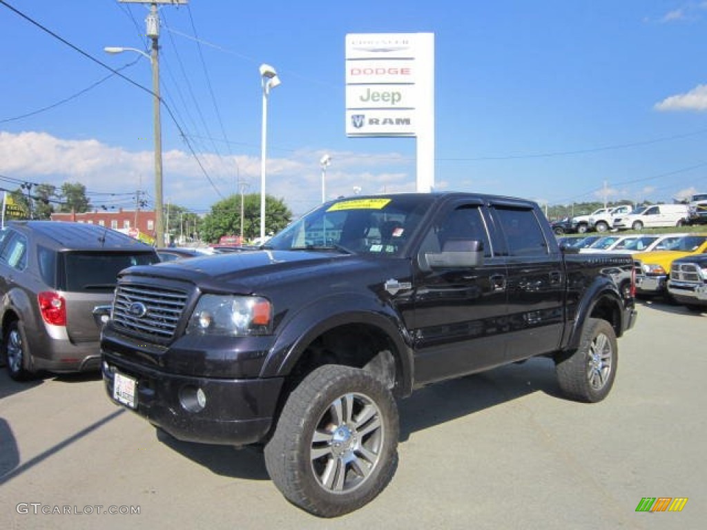 2007 F150 Harley-Davidson SuperCrew 4x4 - Dark Amethyst / Black photo #1