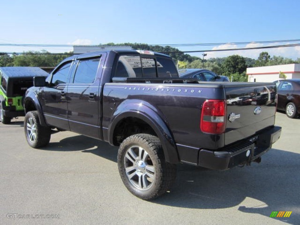 Dark Amethyst 2007 Ford F150 Harley-Davidson SuperCrew 4x4 Exterior Photo #67546389