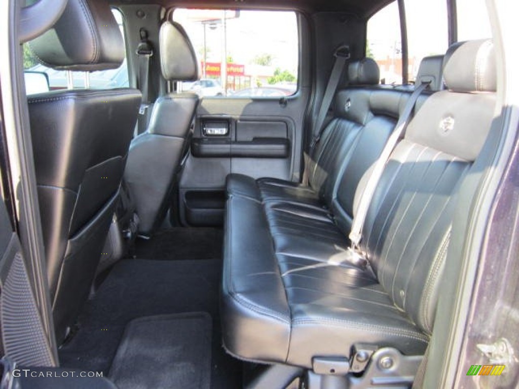 Black Interior 2007 Ford F150 Harley-Davidson SuperCrew 4x4 Photo #67546494