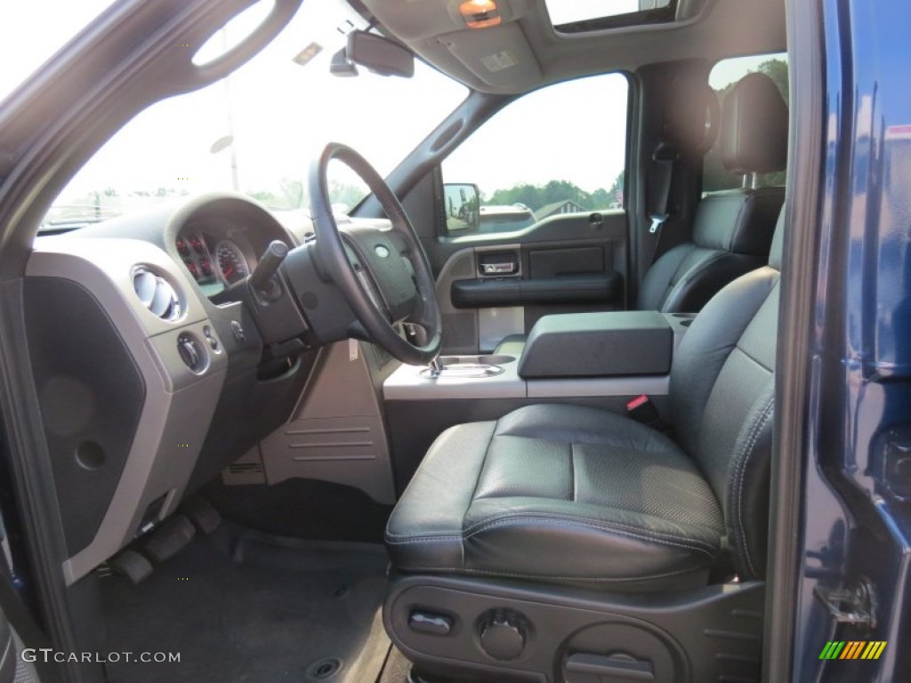 Black Interior 2007 Ford F150 FX4 SuperCrew 4x4 Photo #67546932