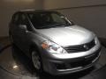 2012 Magnetic Gray Metallic Nissan Versa 1.8 SL Hatchback  photo #2