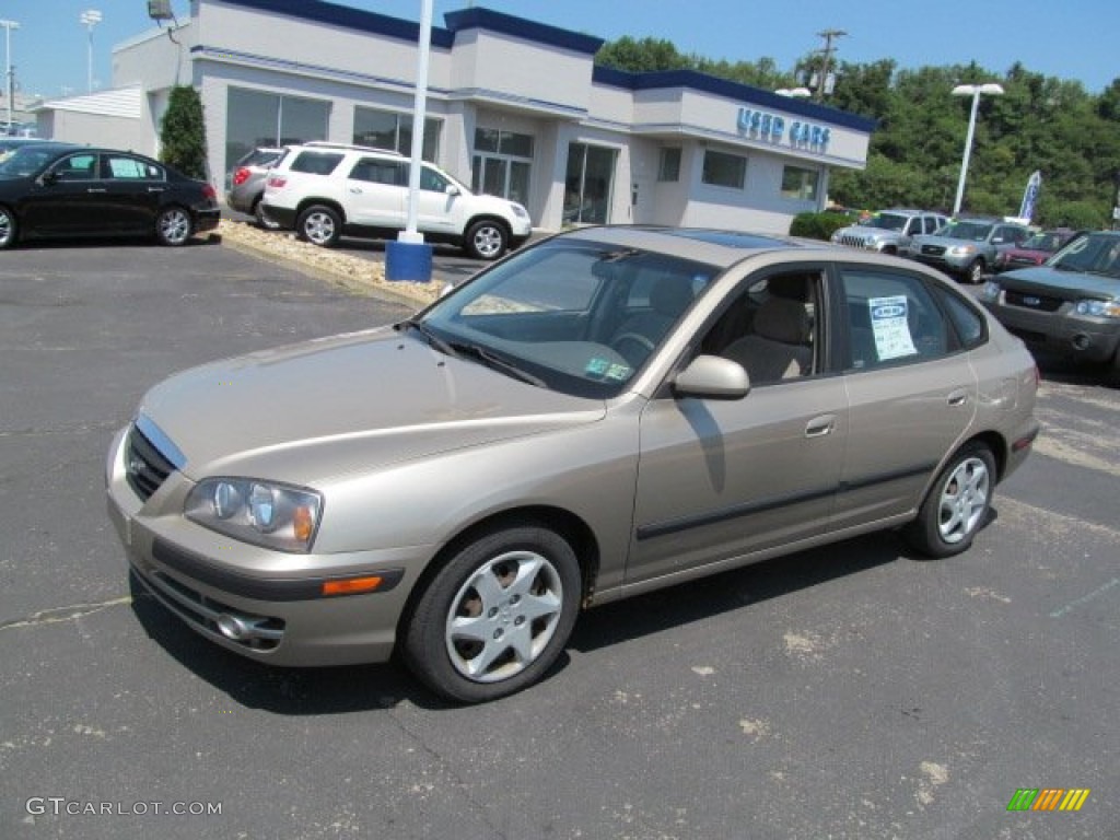 2006 Elantra GT Hatchback - Champagne Beige / Beige photo #5