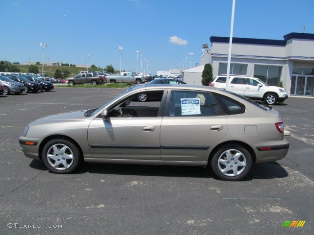 2006 Elantra GT Hatchback - Champagne Beige / Beige photo #6