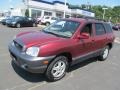 2004 Merlot Red Hyundai Santa Fe GLS 4WD  photo #6