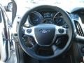 Charcoal Black Leather Steering Wheel Photo for 2012 Ford Focus #67549272