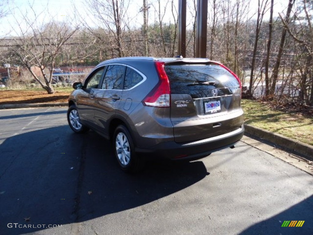 2012 CR-V EX-L 4WD - Basque Red Pearl II / Gray photo #5