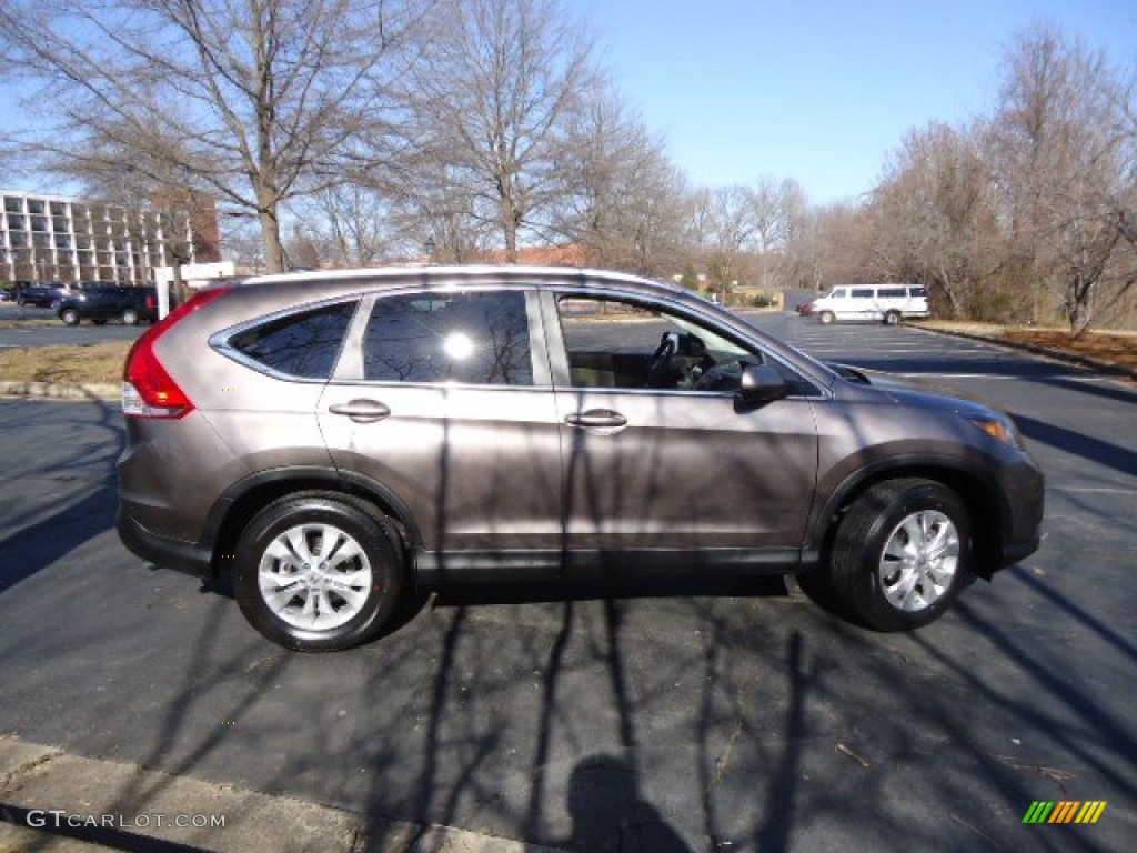 2012 CR-V EX-L 4WD - Basque Red Pearl II / Gray photo #8