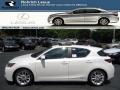 2012 Starfire White Pearl Lexus CT 200h Hybrid Premium  photo #1