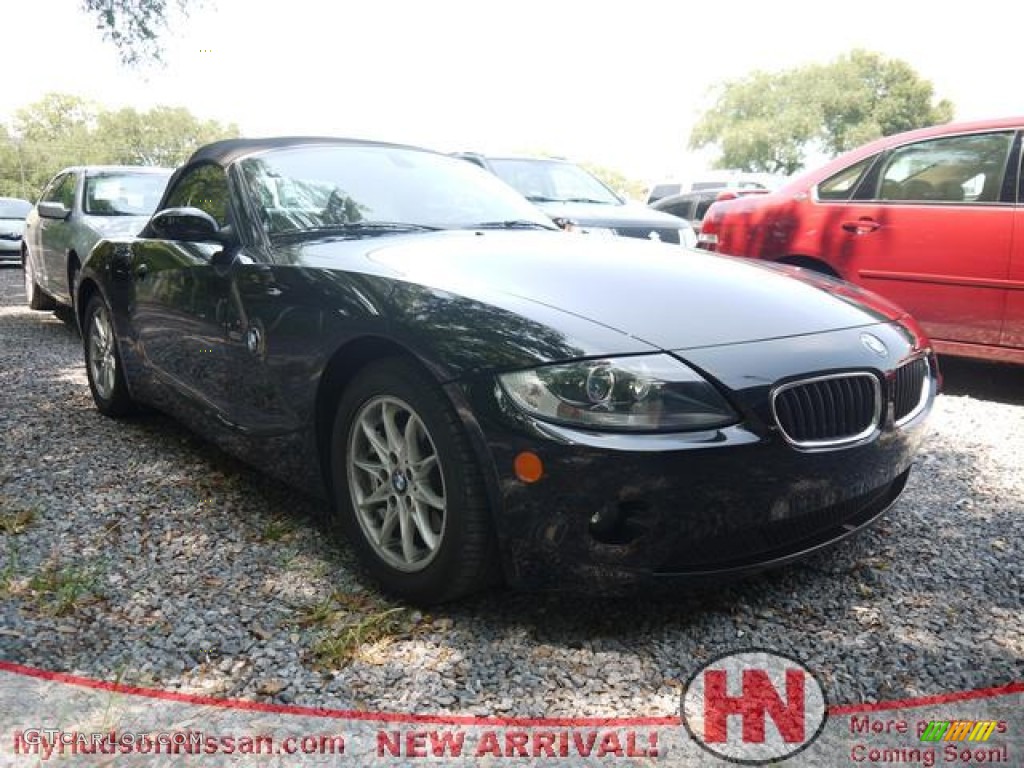 2005 Z4 2.5i Roadster - Jet Black / Dark Beige photo #1