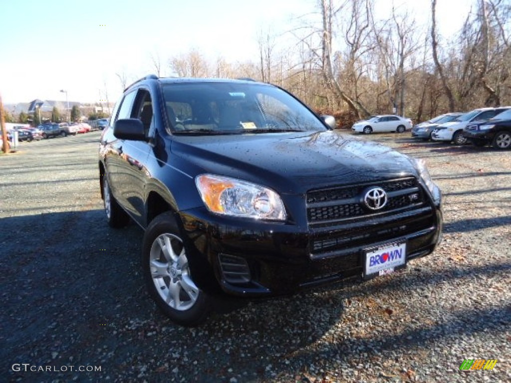 2012 RAV4 I4 4WD - Black / Sand Beige photo #1