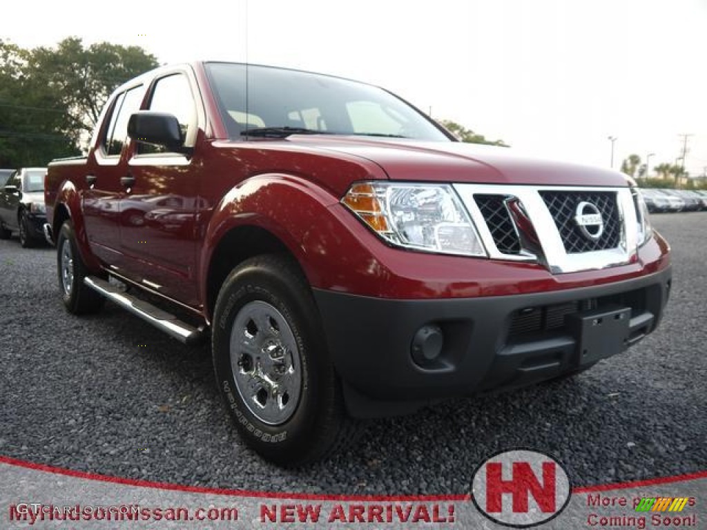 2011 Frontier S Crew Cab - Red Brick / Steel photo #1