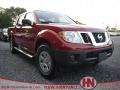 2011 Red Brick Nissan Frontier S Crew Cab  photo #1