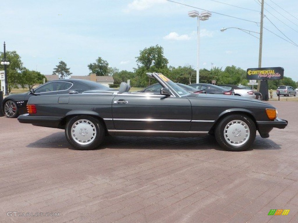 Anthracite Grey Metallic 1987 Mercedes-Benz SL Class 560 SL Roadster Exterior Photo #67551491