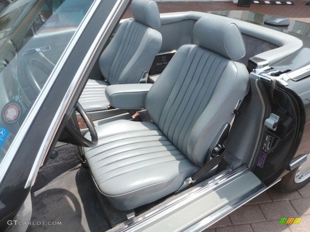 Grey Interior 1987 Mercedes-Benz SL Class 560 SL Roadster Photo #67551627