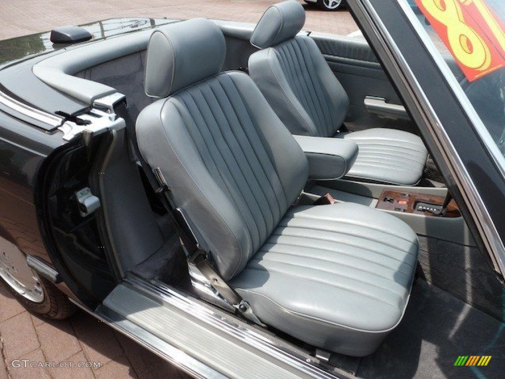 Grey Interior 1987 Mercedes-Benz SL Class 560 SL Roadster Photo #67551756