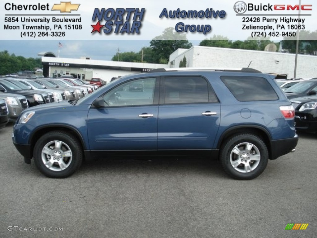 Deep Blue Metallic GMC Acadia