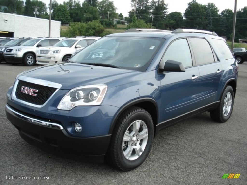 Deep Blue Metallic 2012 GMC Acadia SLE Exterior Photo #67552674