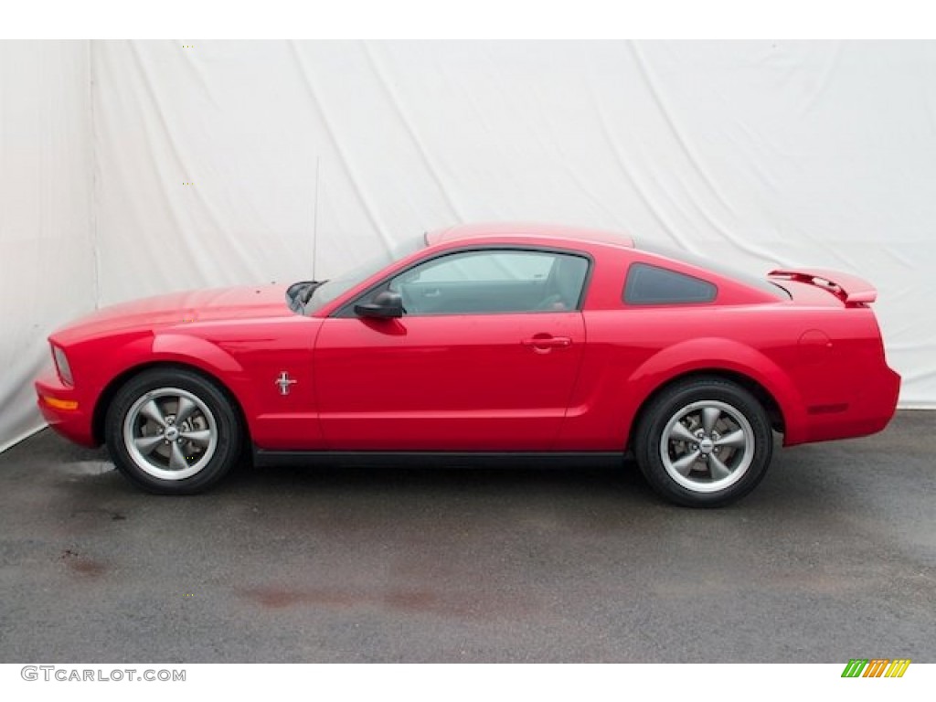 Torch Red 2006 Ford Mustang V6 Premium Coupe Exterior Photo #67554309