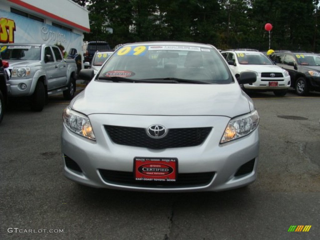 2009 Corolla  - Classic Silver Metallic / Ash photo #2