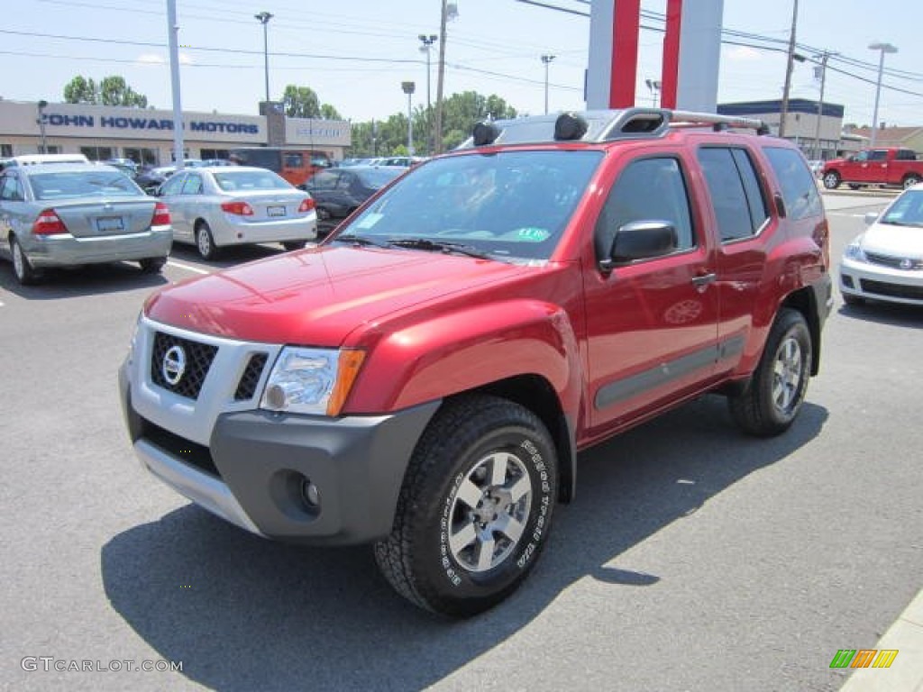 Lava Red 2012 Nissan Xterra Pro-4X 4x4 Exterior Photo #67556871