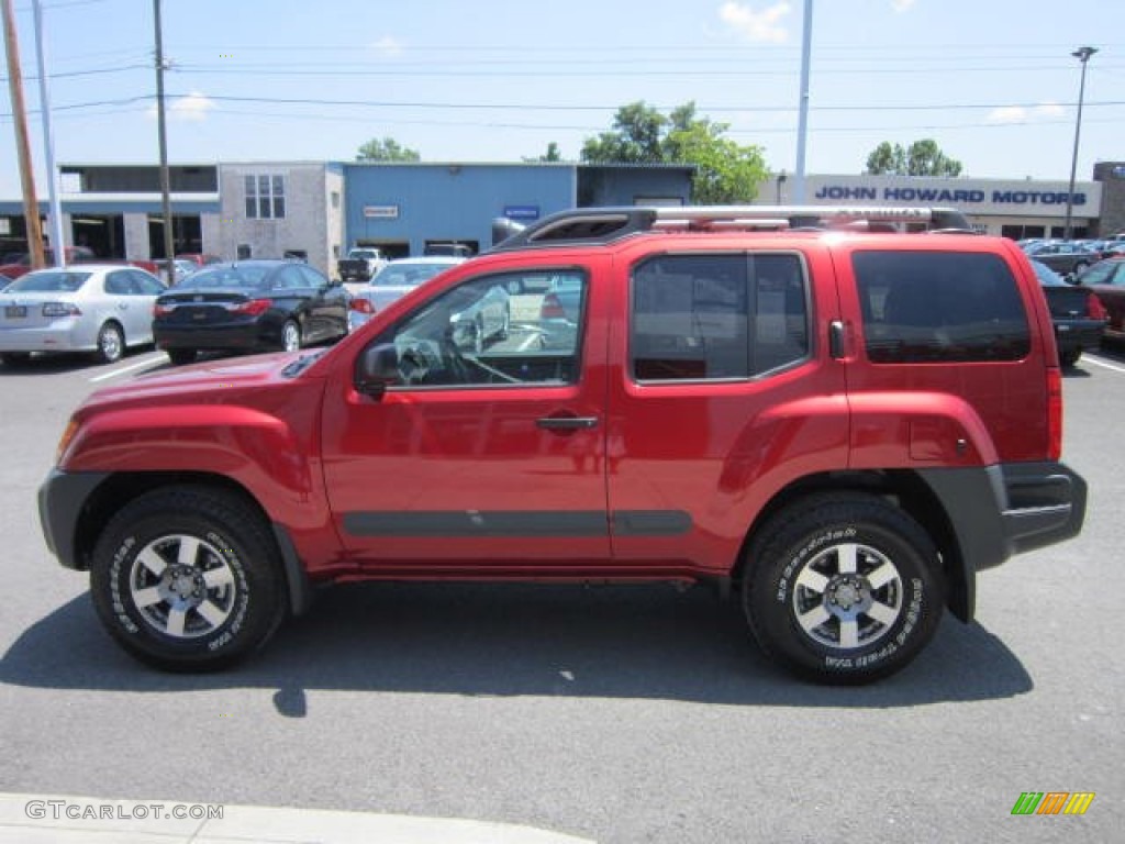 2012 Xterra Pro-4X 4x4 - Lava Red / Pro 4X Gray/Steel photo #4