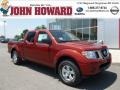 2012 Lava Red Nissan Frontier SV Crew Cab 4x4  photo #1