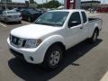 2012 Avalanche White Nissan Frontier SV V6 King Cab 4x4  photo #3