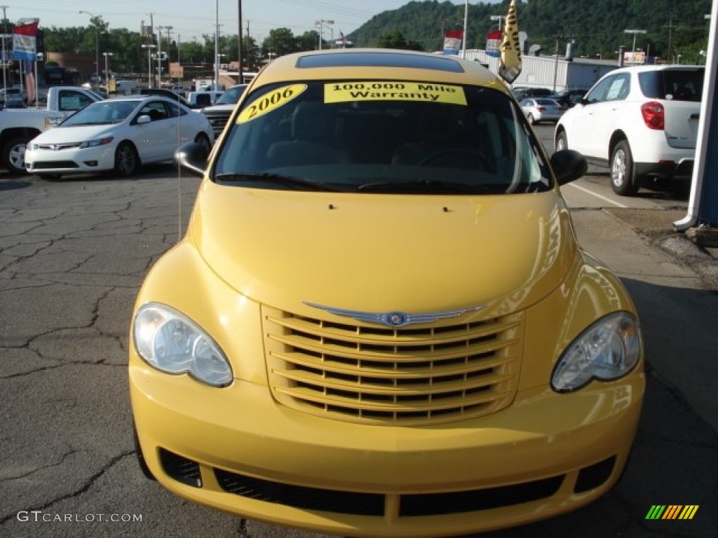 2006 PT Cruiser Touring - Solar Yellow / Pastel Slate Gray photo #3