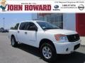 Blizzard White 2012 Nissan Titan S Crew Cab 4x4
