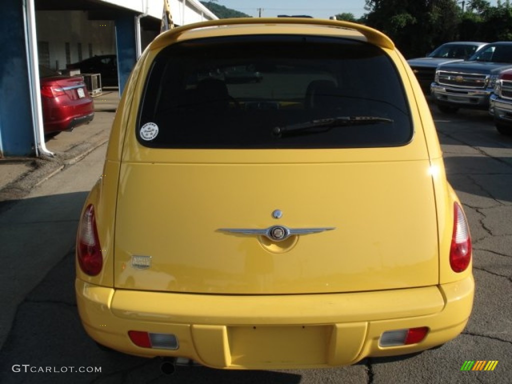 2006 PT Cruiser Touring - Solar Yellow / Pastel Slate Gray photo #7