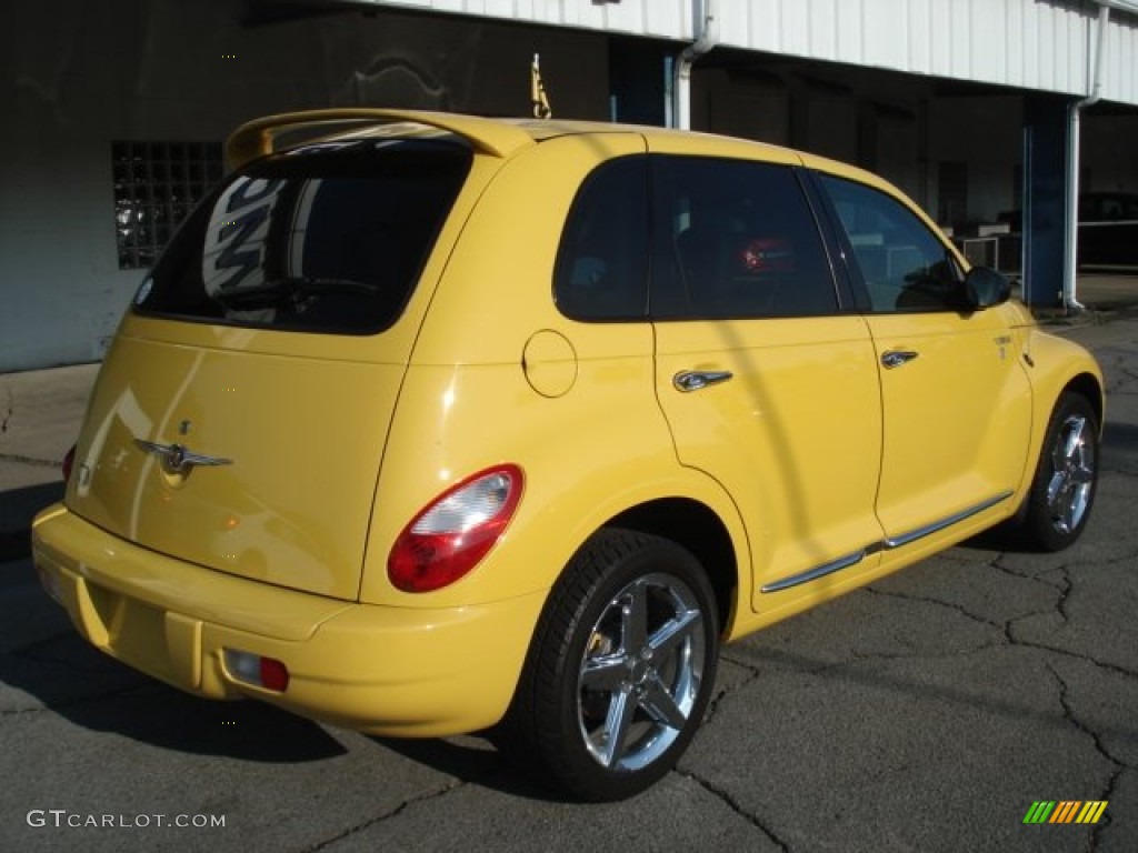 2006 PT Cruiser Touring - Solar Yellow / Pastel Slate Gray photo #8