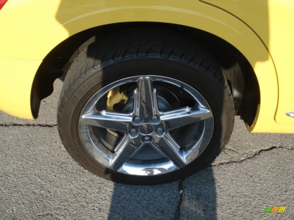 2006 PT Cruiser Touring - Solar Yellow / Pastel Slate Gray photo #9