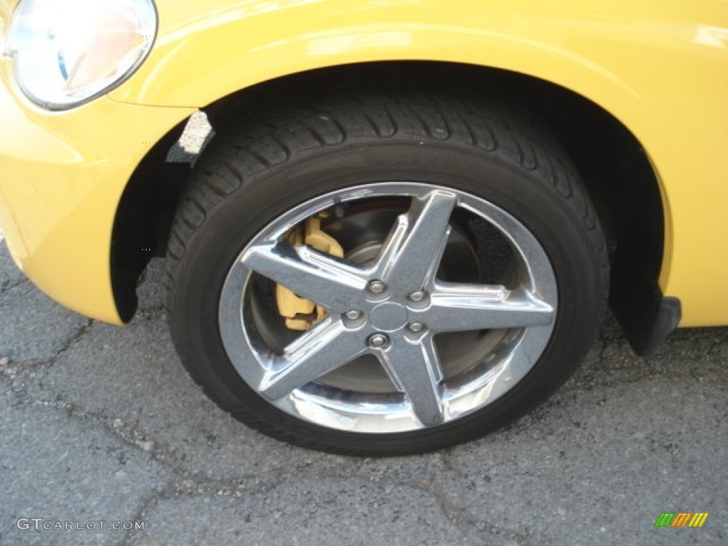 2006 PT Cruiser Touring - Solar Yellow / Pastel Slate Gray photo #11