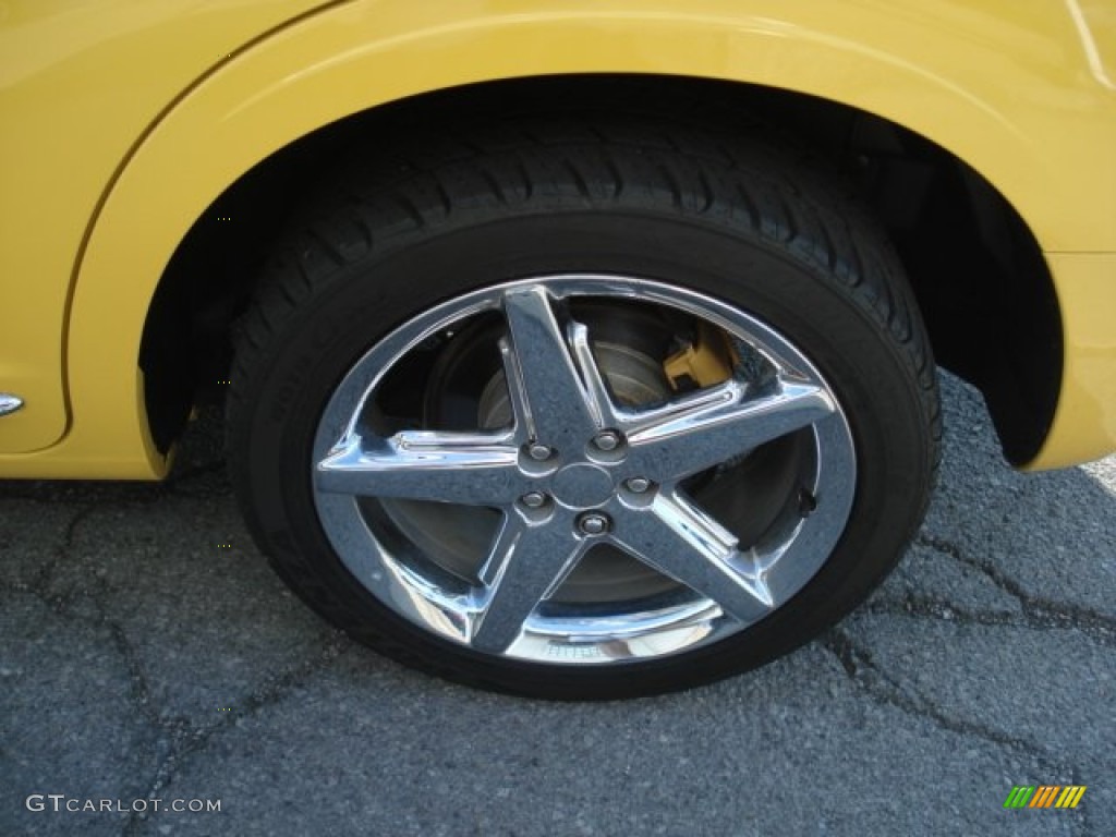 2006 PT Cruiser Touring - Solar Yellow / Pastel Slate Gray photo #12