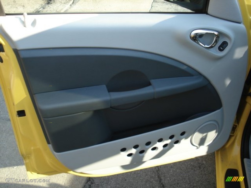 2006 PT Cruiser Touring - Solar Yellow / Pastel Slate Gray photo #15