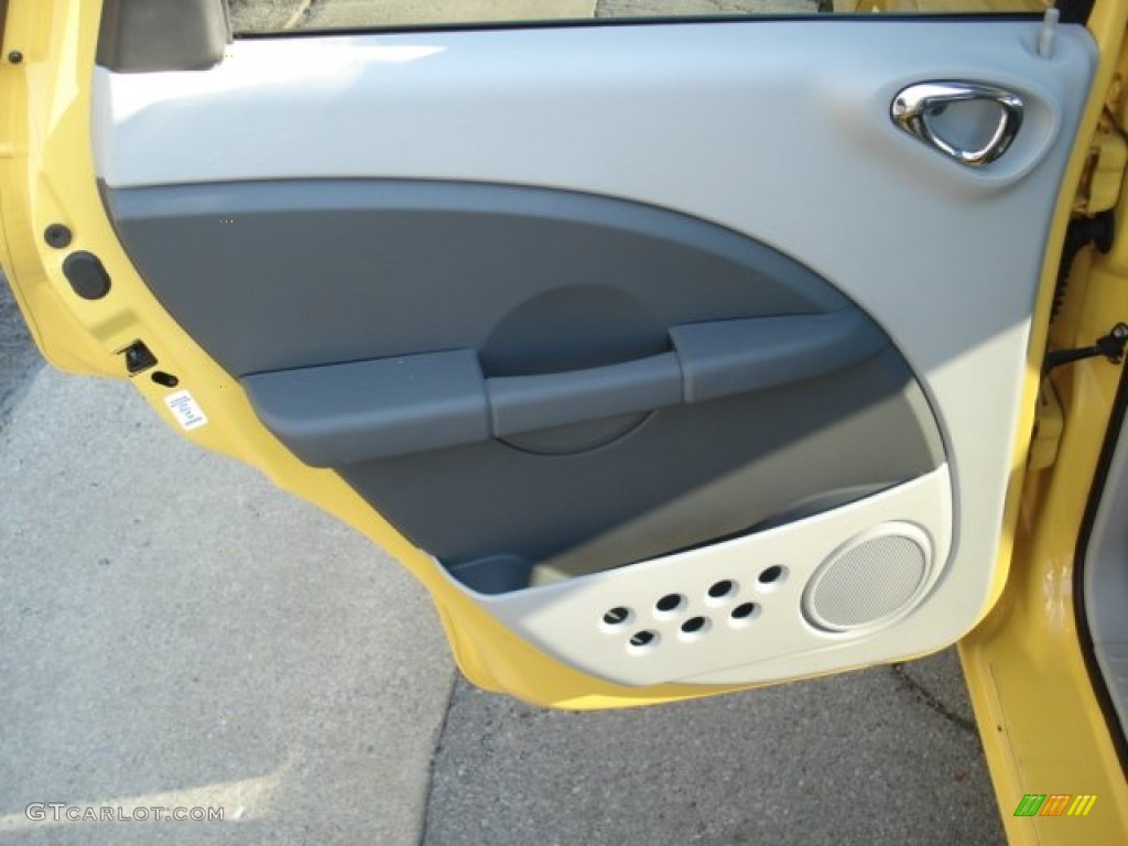 2006 PT Cruiser Touring - Solar Yellow / Pastel Slate Gray photo #17