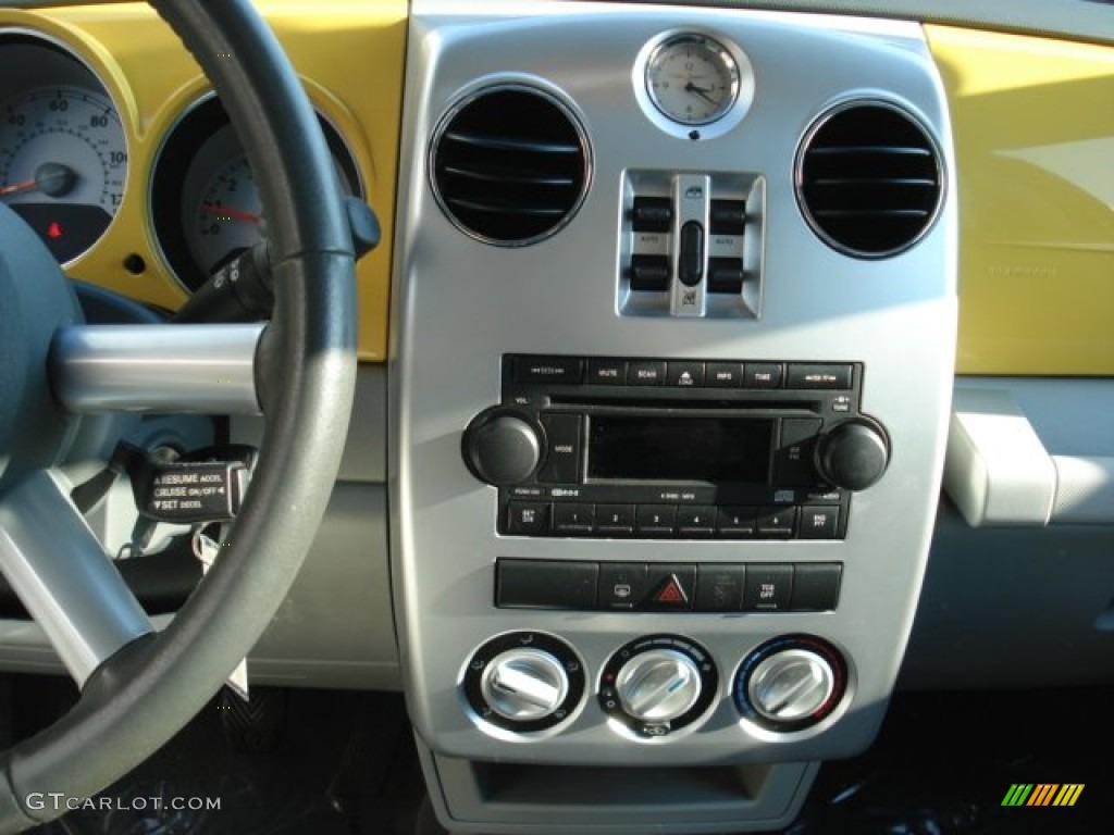 2006 PT Cruiser Touring - Solar Yellow / Pastel Slate Gray photo #21