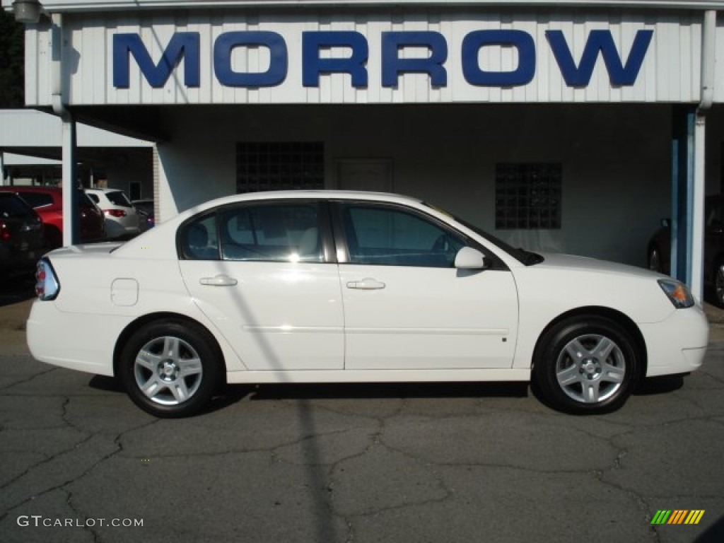 2006 Malibu LT Sedan - White / Ebony Black photo #1