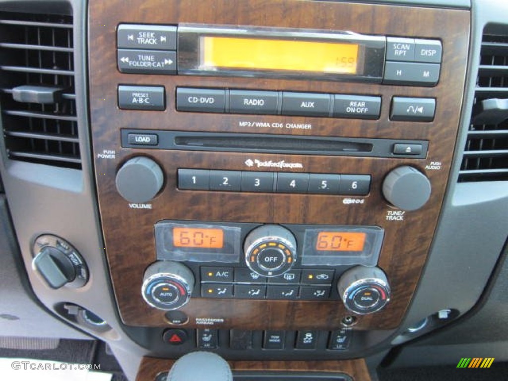 2012 Nissan Titan SL Heavy Metal Chrome Edition Crew Cab 4x4 Controls Photos