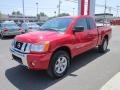 2012 Red Alert Nissan Titan SV King Cab 4x4  photo #3