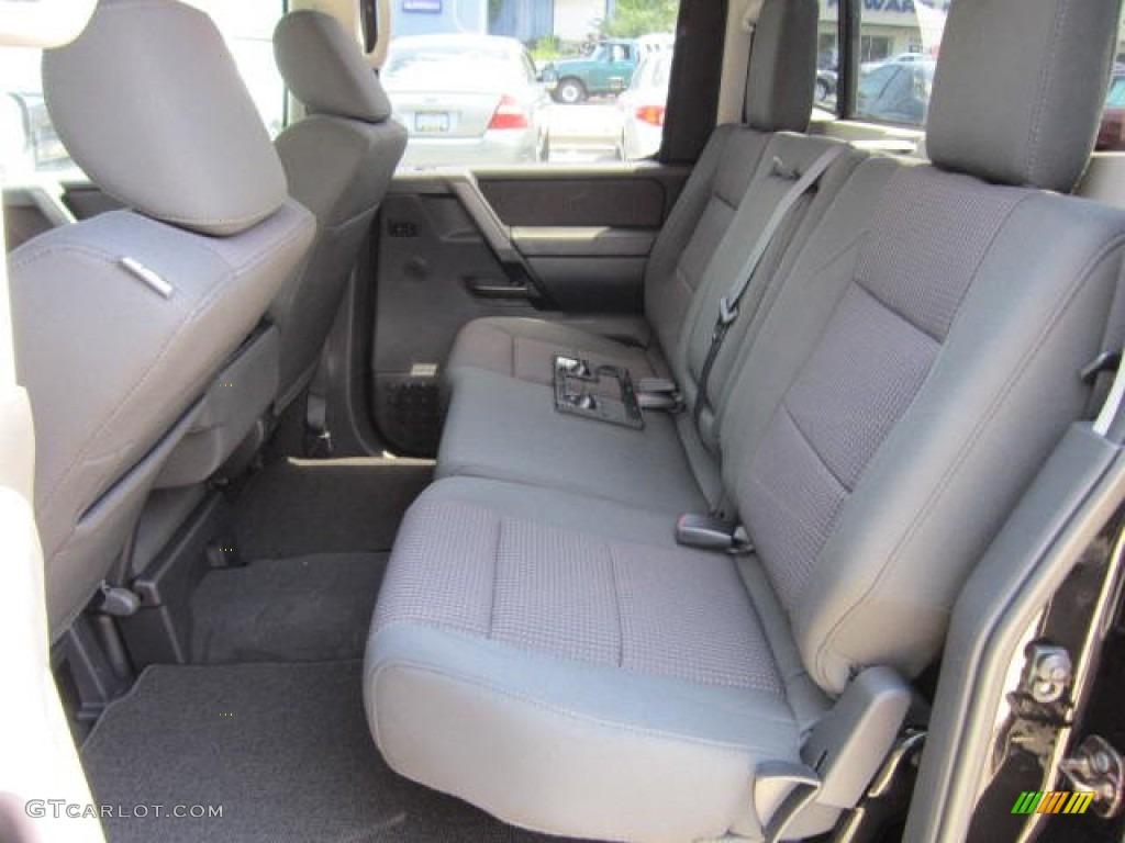 Charcoal Interior 2012 Nissan Titan SV Crew Cab 4x4 Photo #67559752