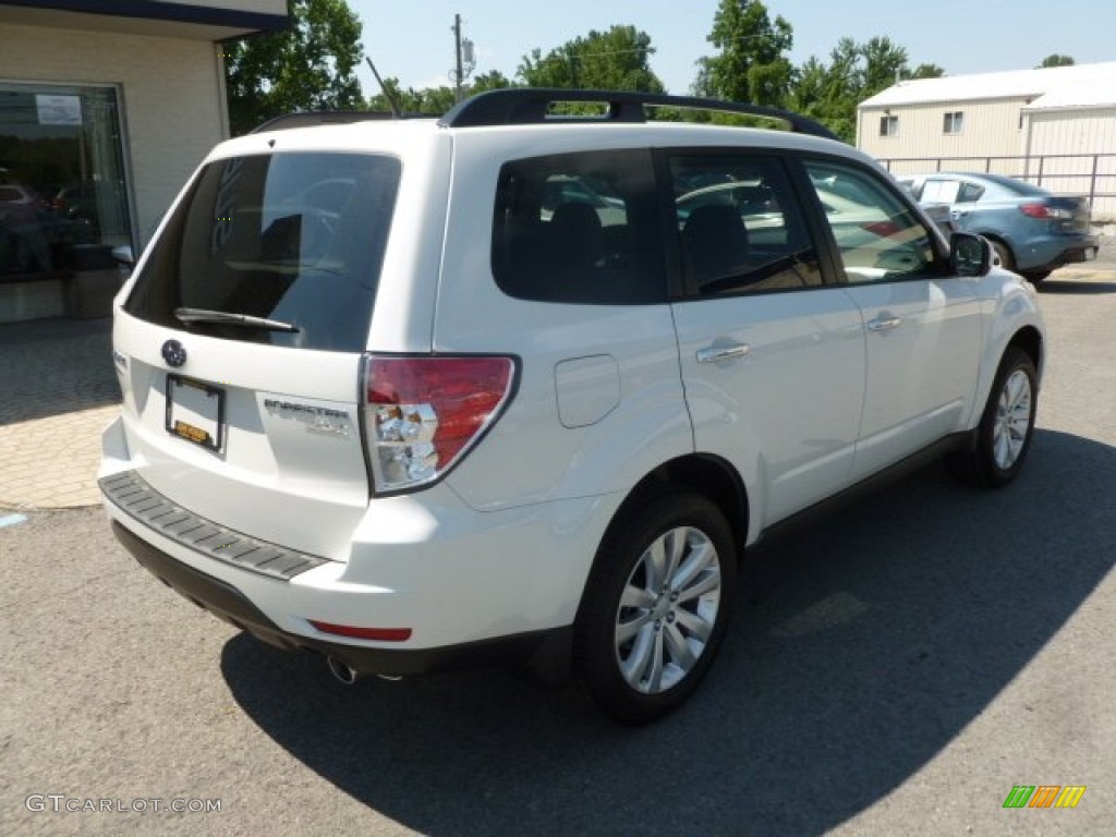 2012 Forester 2.5 X Limited - Satin White Pearl / Platinum photo #7